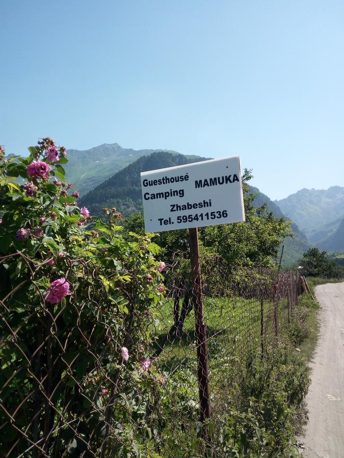 Guesthouse MAMUKA zhabesh Zhabeshi Exterior foto